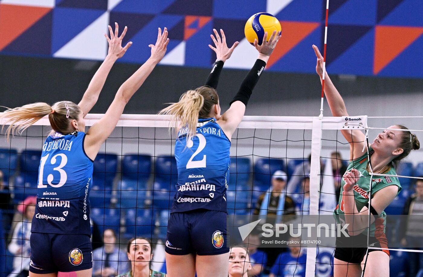 Russia Volleyball Superleague Women Dynamo Lokomotiv Sputnik Mediabank