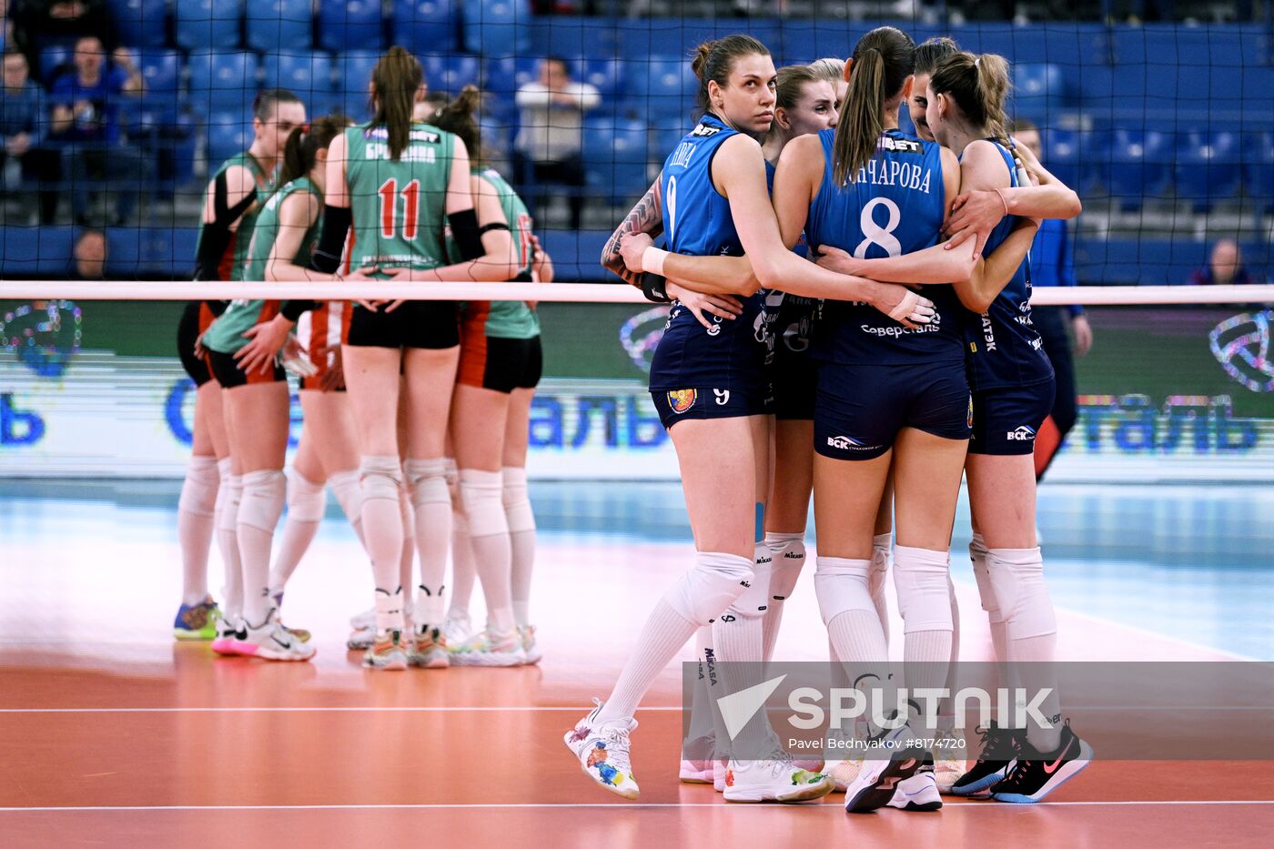 Russia Volleyball Superleague Women Dynamo Lokomotiv Sputnik Mediabank