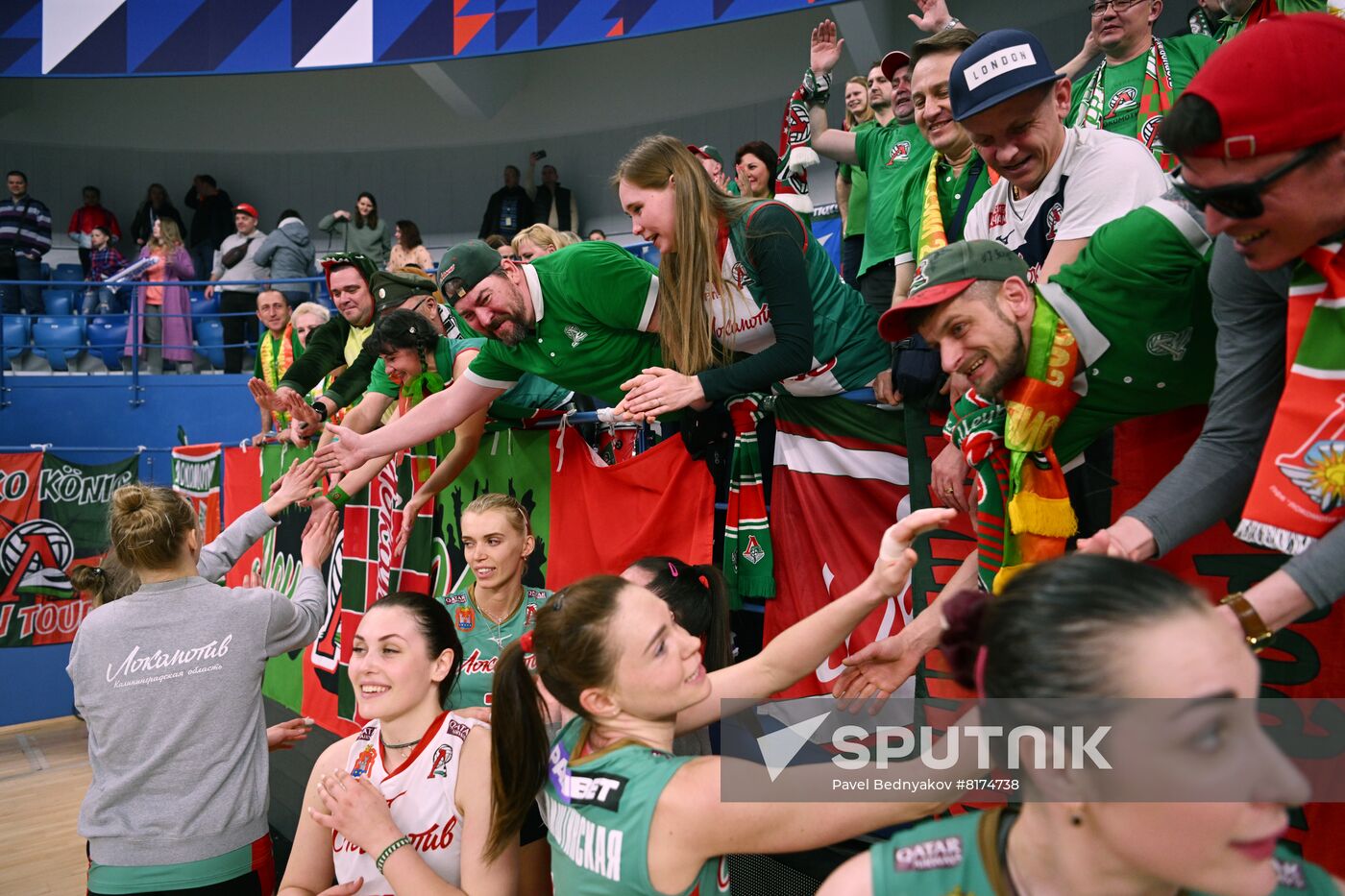 Russia Volleyball Superleague Women Dynamo Lokomotiv Sputnik Mediabank