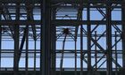 A views shows a construction site of a new mill at Blagodatnoye operation with a processing capacity of 8 mln tonnes of ore per year owned by the Polyus company outside the village of Eruda in Krasnoyarsk region, Russia. The launch and ramp-up of Mill 5 is planned for 2025. The project will increase Blagodatnoye's total processing capacity to up to 17 mln tonnes of ore per year. PJSC Polyus is the largest gold producer in Russia and a top 5 gold producer globally. Location: Russia, Krasnoyarsk region. Author: Ilya Naymushin/Sputnik. Russia Gold Mining Industry