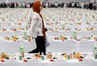 Believers are pictured at the 10th Republican Iftar held at the Kazan Expo Exhibition Centre, in Kazan, Republic of Tatarstan, Russia. Iftar is the traditional evening meal marking the end of the holy fasting month of Ramadan. Location: Russia, Republic of Tatarstan, Kazan. Author: Maksim Bogodvid/Sputnik. Russia Eid al-Fitr