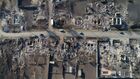 The aerial view shows a burnt - out settlement as a result of a large fire during a storm wind on May 7, in the city of Uyar, Krasnoyarsk region, Russia. According to official data, 827 buildings burned down in Krasnoyarsk region on May 7, including 518 residential buildings in 60 settlements, 8 people were killed. Location: Russia, Krasnodar region. Author: Ilya Naymushin/Sputnik. Russia Wildfires