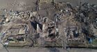 The aerial view shows a burnt - out settlement as a result of a large fire during a storm wind on May 7, in the city of Uyar, Krasnoyarsk region, Russia. According to official data, 827 buildings burned down in Krasnoyarsk region on May 7, including 518 residential buildings in 60 settlements, 8 people were killed. Location: Russia, Krasnodar region. Author: Ilya Naymushin/Sputnik. Russia Wildfires