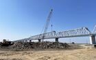 A view shows Russia's first cross-border bridge over the Amur River to China, connecting Russian village Nizhneleninskoe and Chinese county Tongjiang, in the Jewish Autonomous Region, Russia. The bridge length exceeds 2.2 kilometers (1.3 miles), 309 meters (1,013 feet) of which runs through the Russian territory. The single-track bridge combines the Russian and Chinese track standards. Location: Russia, Jewish Autonomous Region. Author: Alexander Muzika/Sputnik. Russia China Bridge