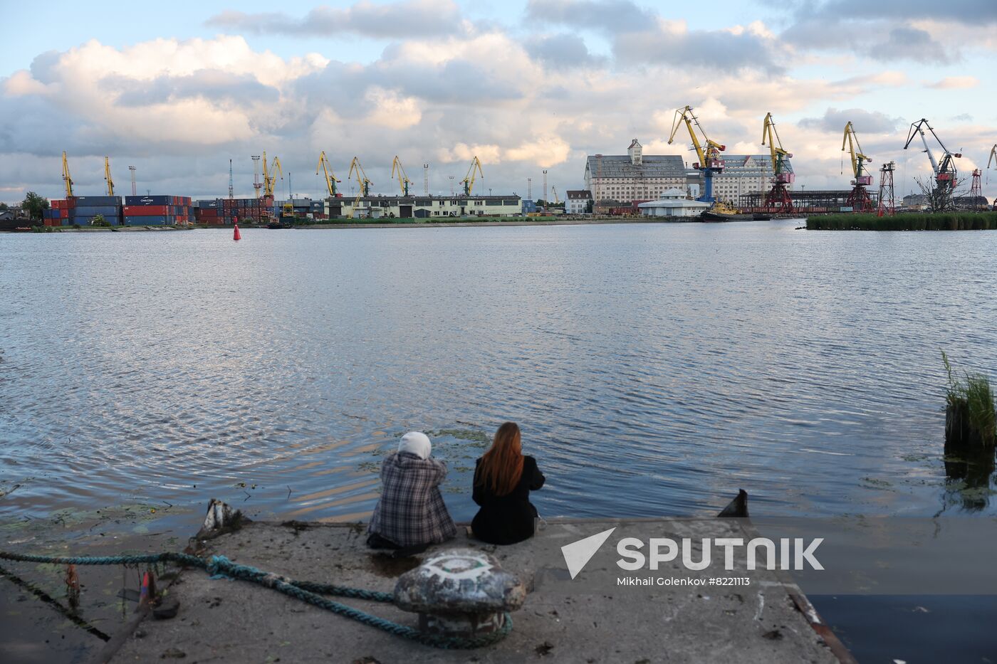 Russia Kaliningrad Sea Port Sputnik Mediabank