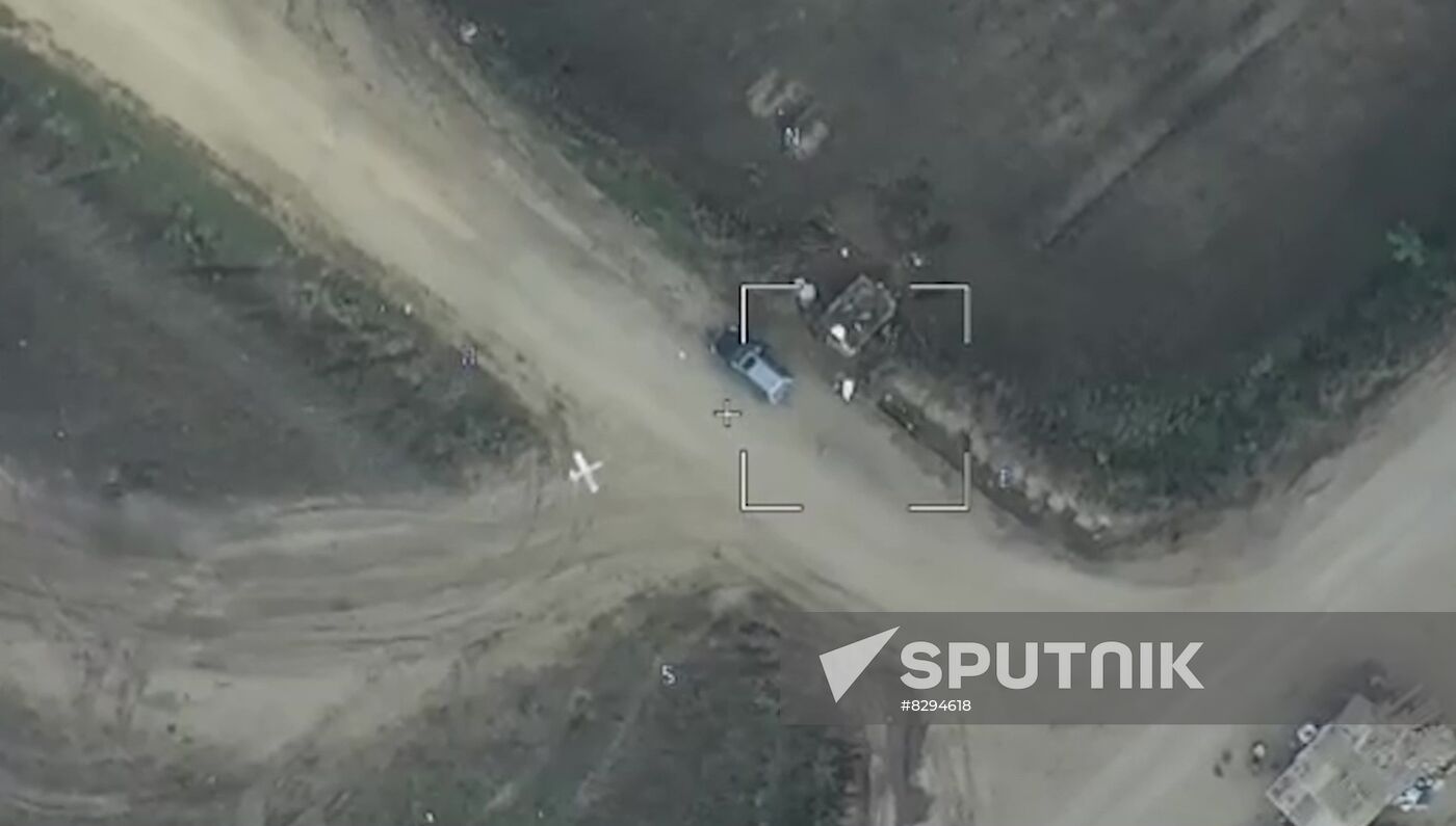 Ukraine Russia Military Operation Loitering Munition Sputnik Mediabank