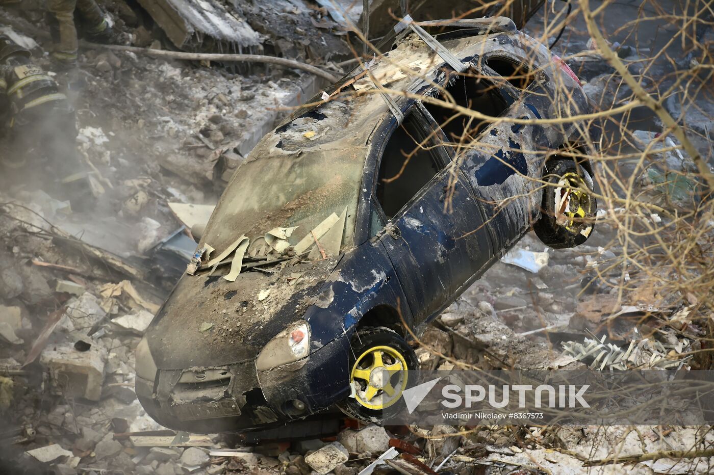 Russia Gas Explosion Sputnik Mediabank