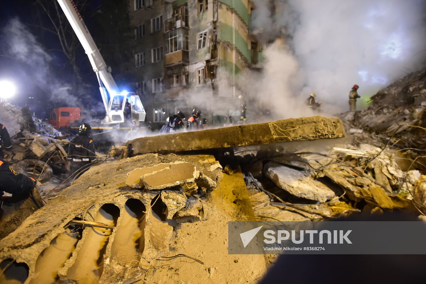 Russia Gas Explosion Aftermath Sputnik Mediabank