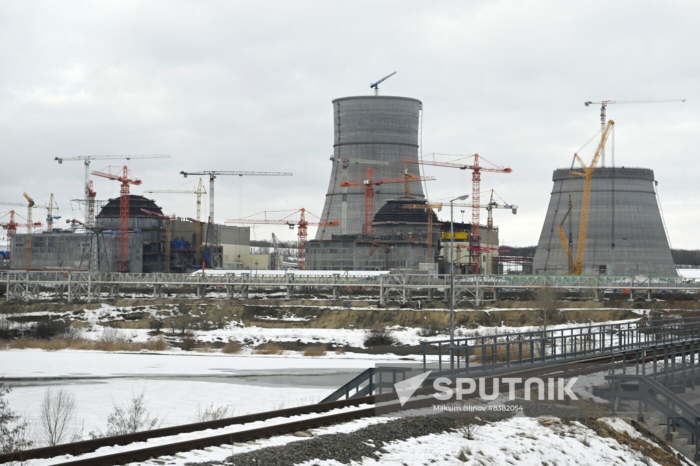 Russia Kursk II NPP Constructon Sputnik Mediabank