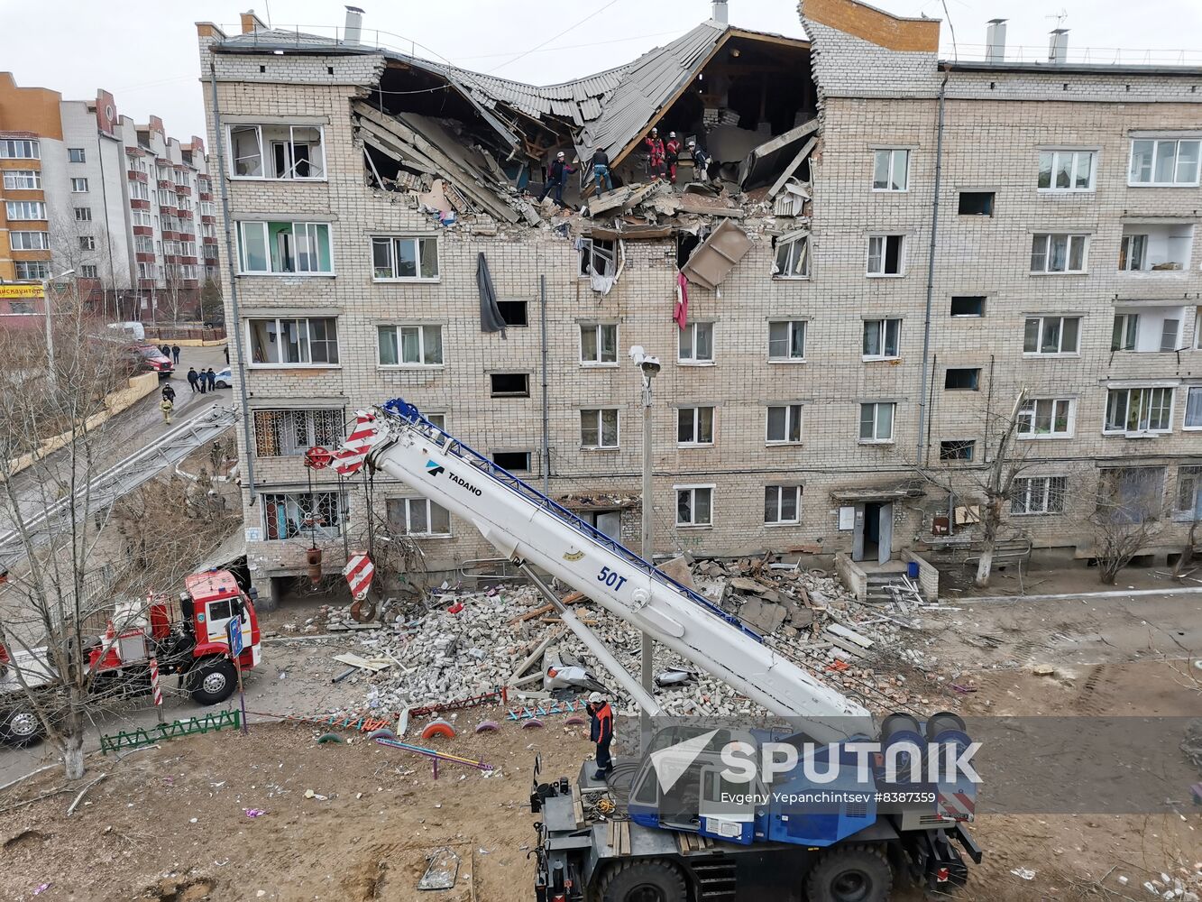 Russia Gas Explosion Sputnik Mediabank
