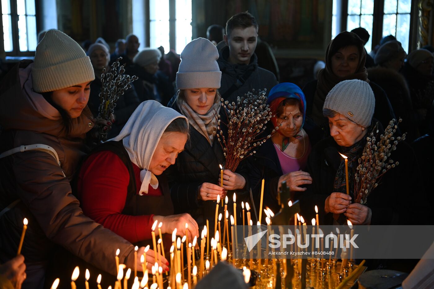 Russia Religion Orthodox Palm Sunday Sputnik Mediabank