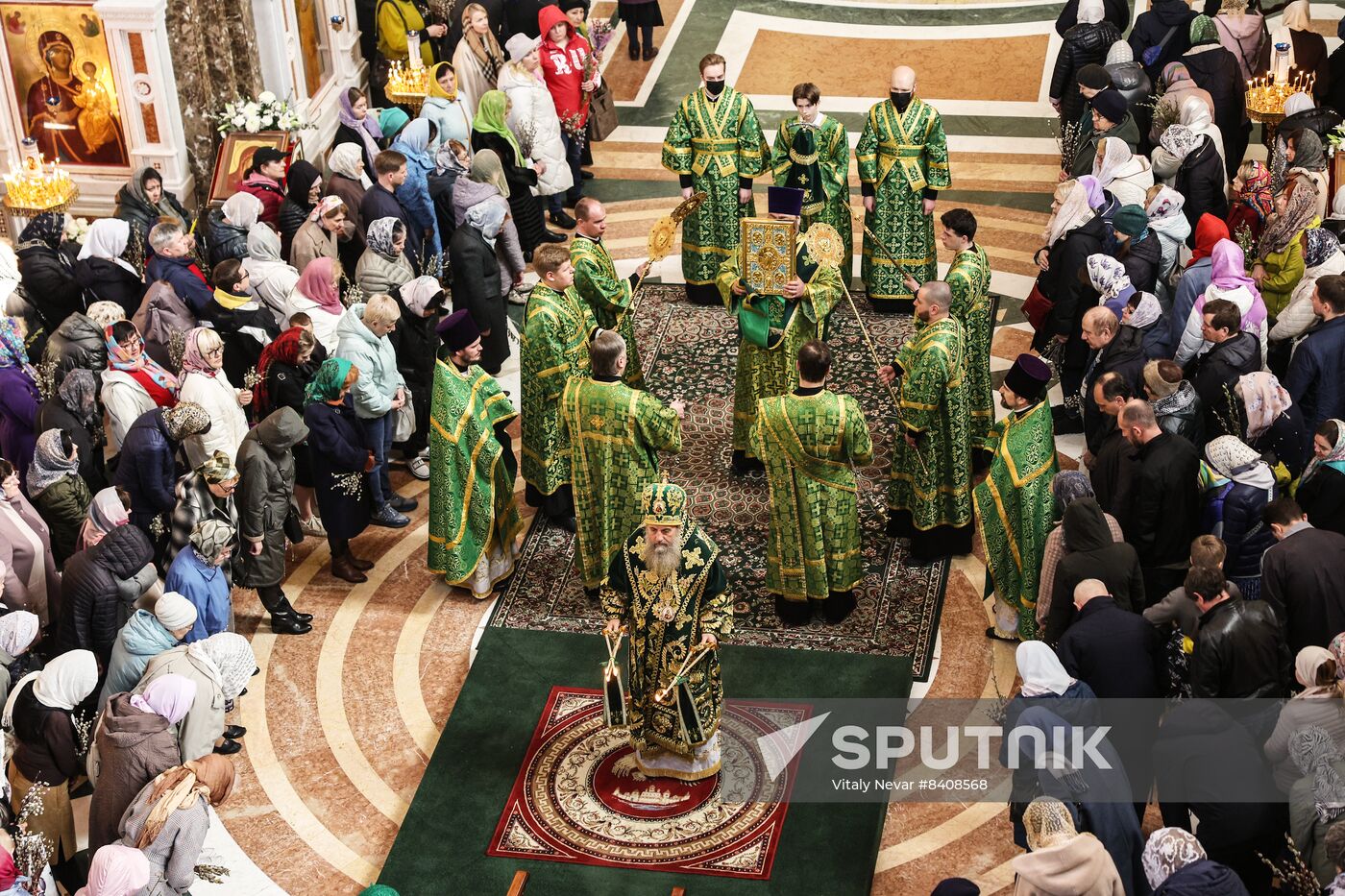 Russia Religion Orthodox Palm Sunday Sputnik Mediabank