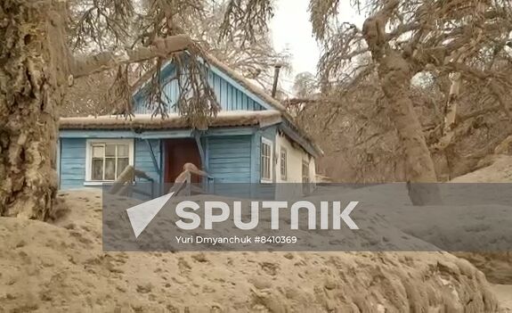 Russia Volcano Eruption