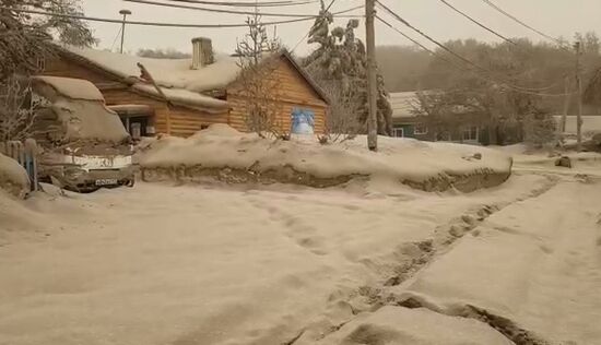 Russia Volcano Eruption