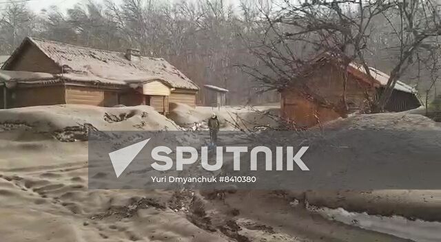 Russia Volcano Eruption