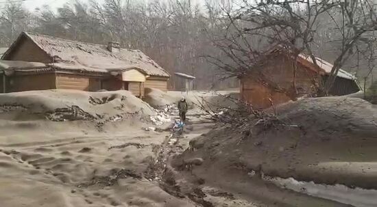 Russia Volcano Eruption