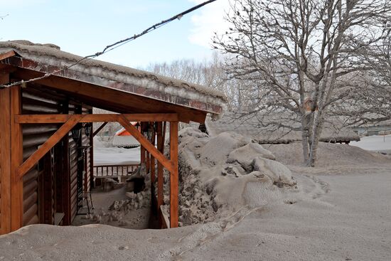 Russia Volcano Eruption