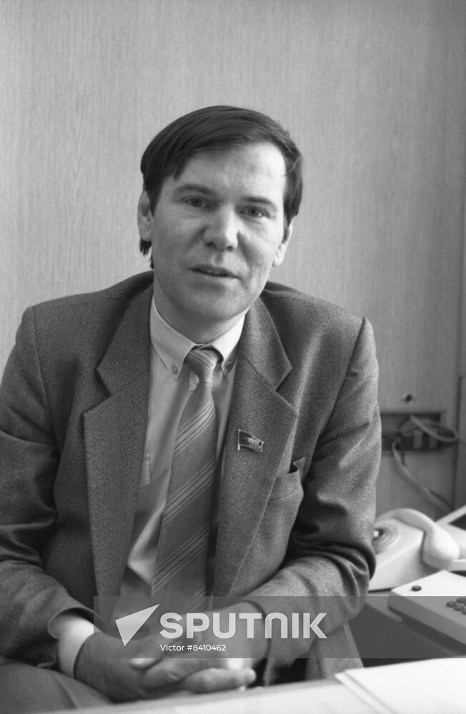 Engineer and physicist Vladimir Belyayev