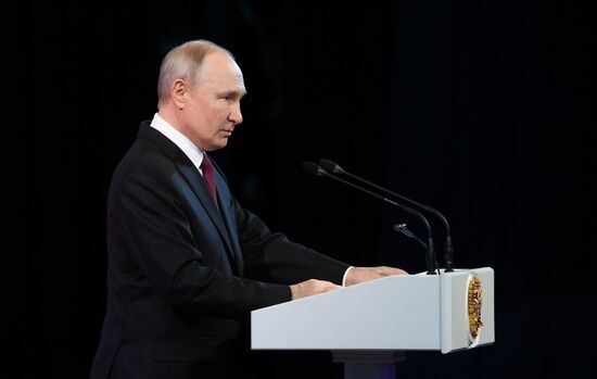 Russia Putin Cosmonautics Day