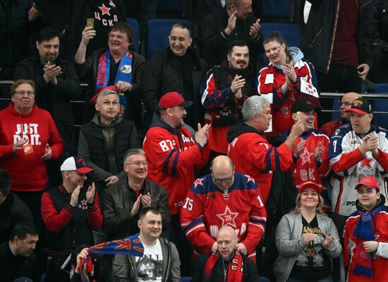 Russia Ice Hockey Kontinental League CSKA - SKA