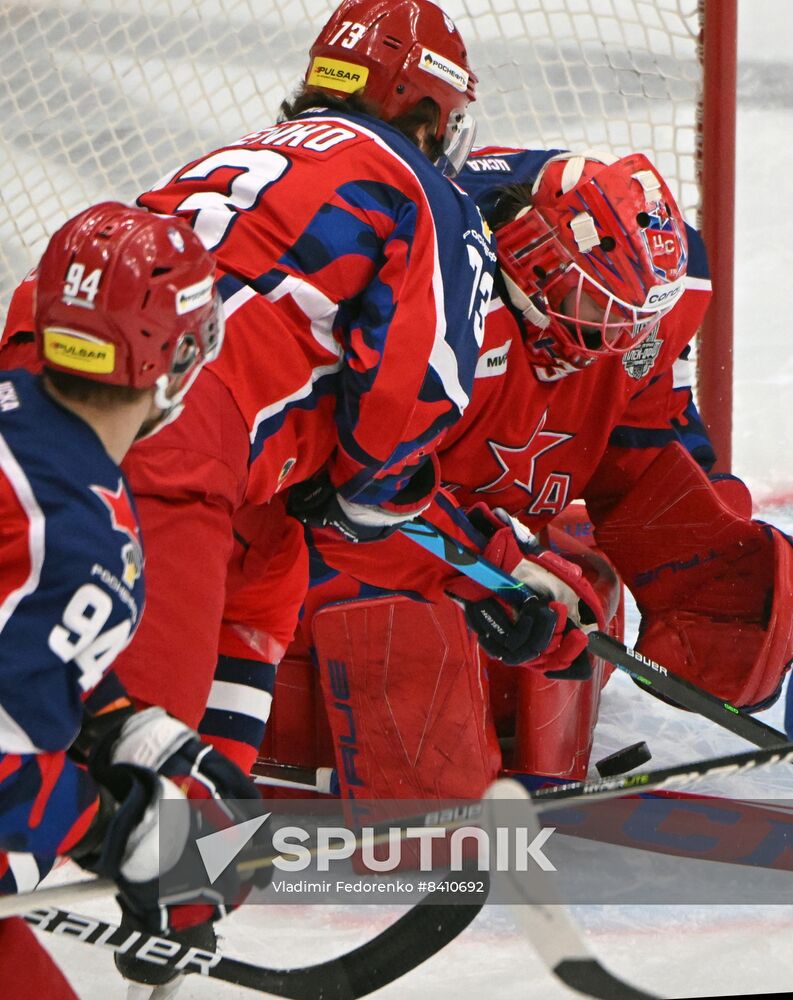 Russia Ice Hockey Kontinental League CSKA - SKA