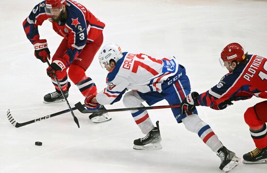 Russia Ice Hockey Kontinental League CSKA - SKA