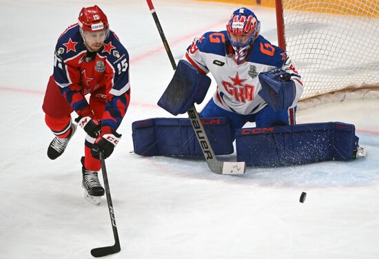 Russia Ice Hockey Kontinental League CSKA - SKA