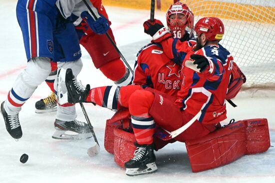 Russia Ice Hockey Kontinental League CSKA - SKA