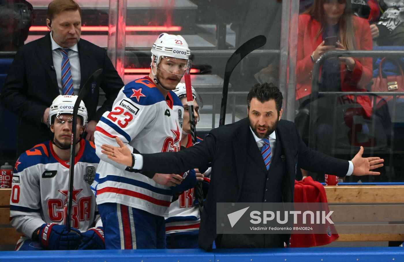 Russia Ice Hockey Kontinental League CSKA - SKA