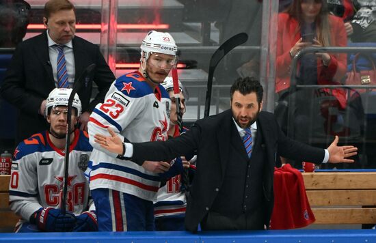 Russia Ice Hockey Kontinental League CSKA - SKA