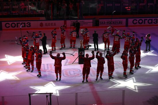 Russia Ice Hockey Kontinental League CSKA - SKA