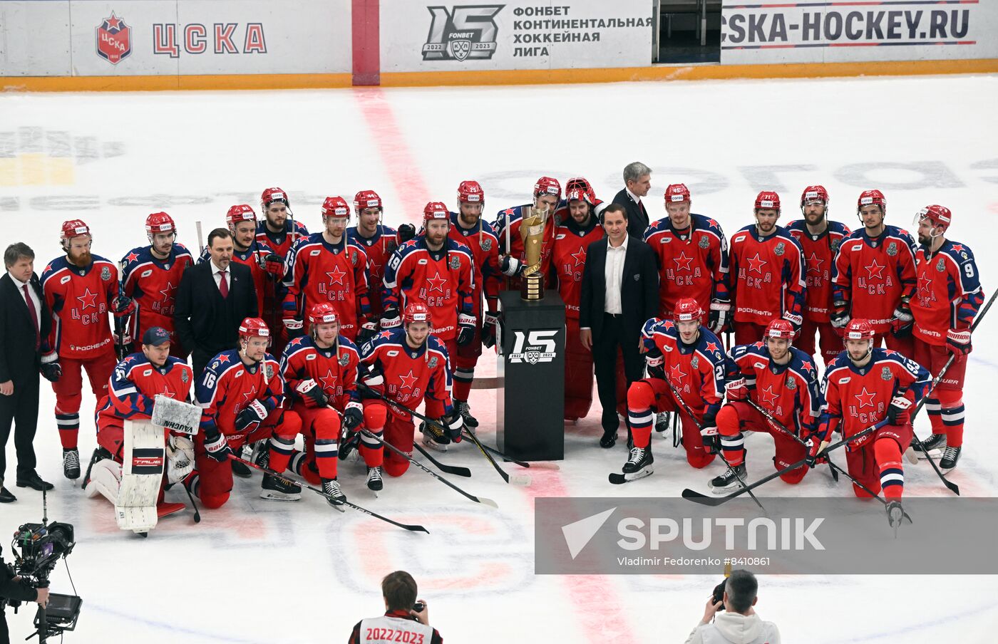 Russia Ice Hockey Kontinental League CSKA - SKA