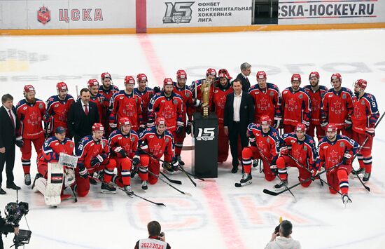 Russia Ice Hockey Kontinental League CSKA - SKA