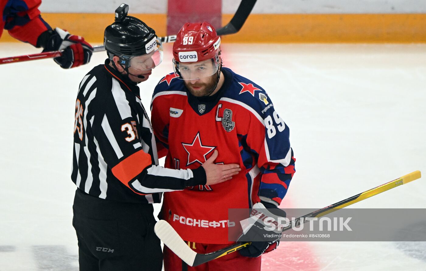 Russia Ice Hockey Kontinental League CSKA - SKA