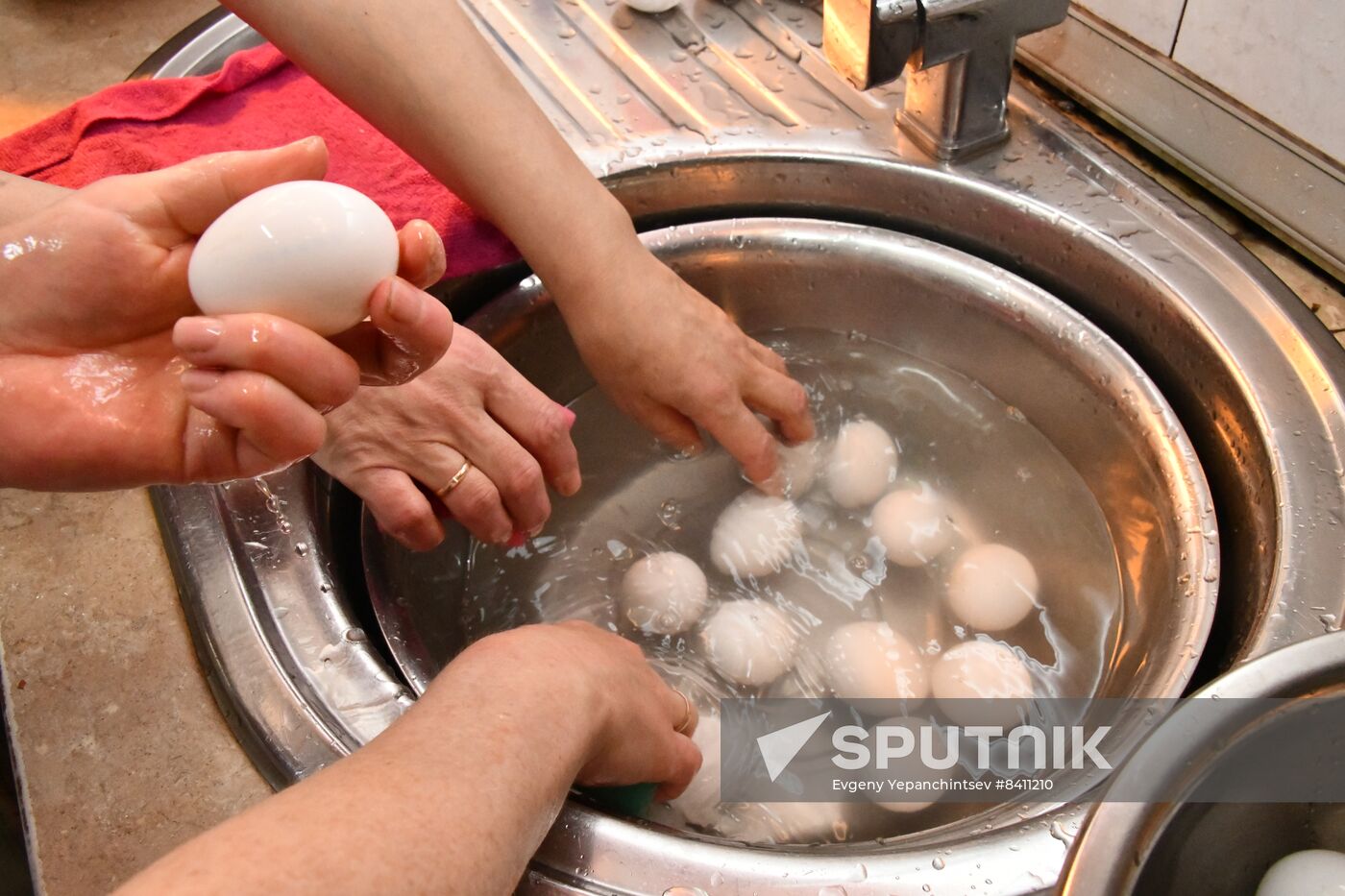 Preparations for Easter celebration at Monastery of All Saints in Trans-Baikal Territory