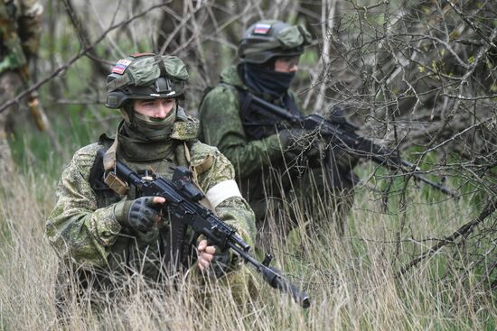 Russia Ukraine Military Operation Combat Training