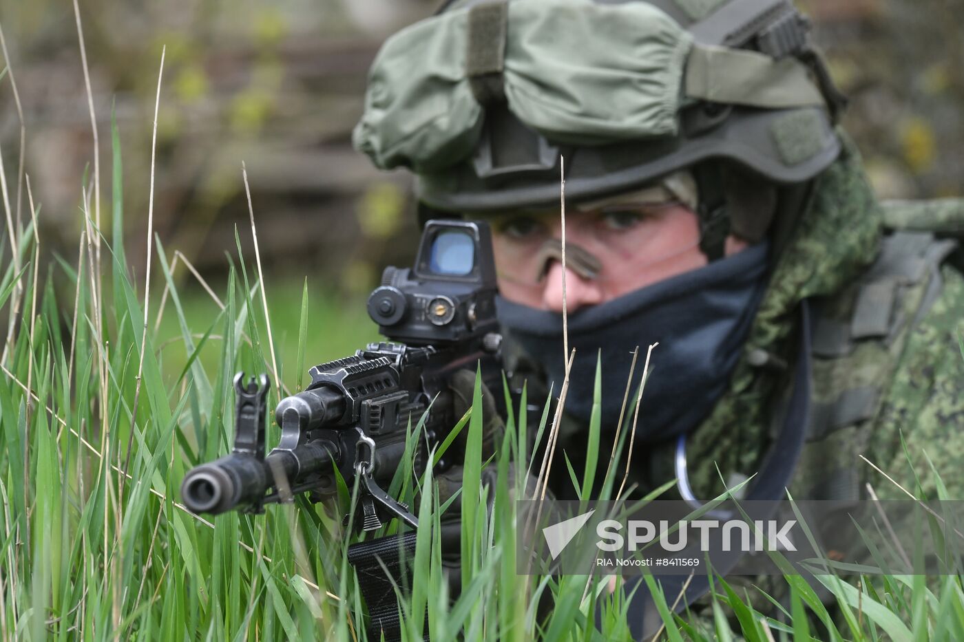 Russia Ukraine Military Operation Combat Training