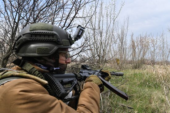 Russia Ukraine Military Operation Combat Training