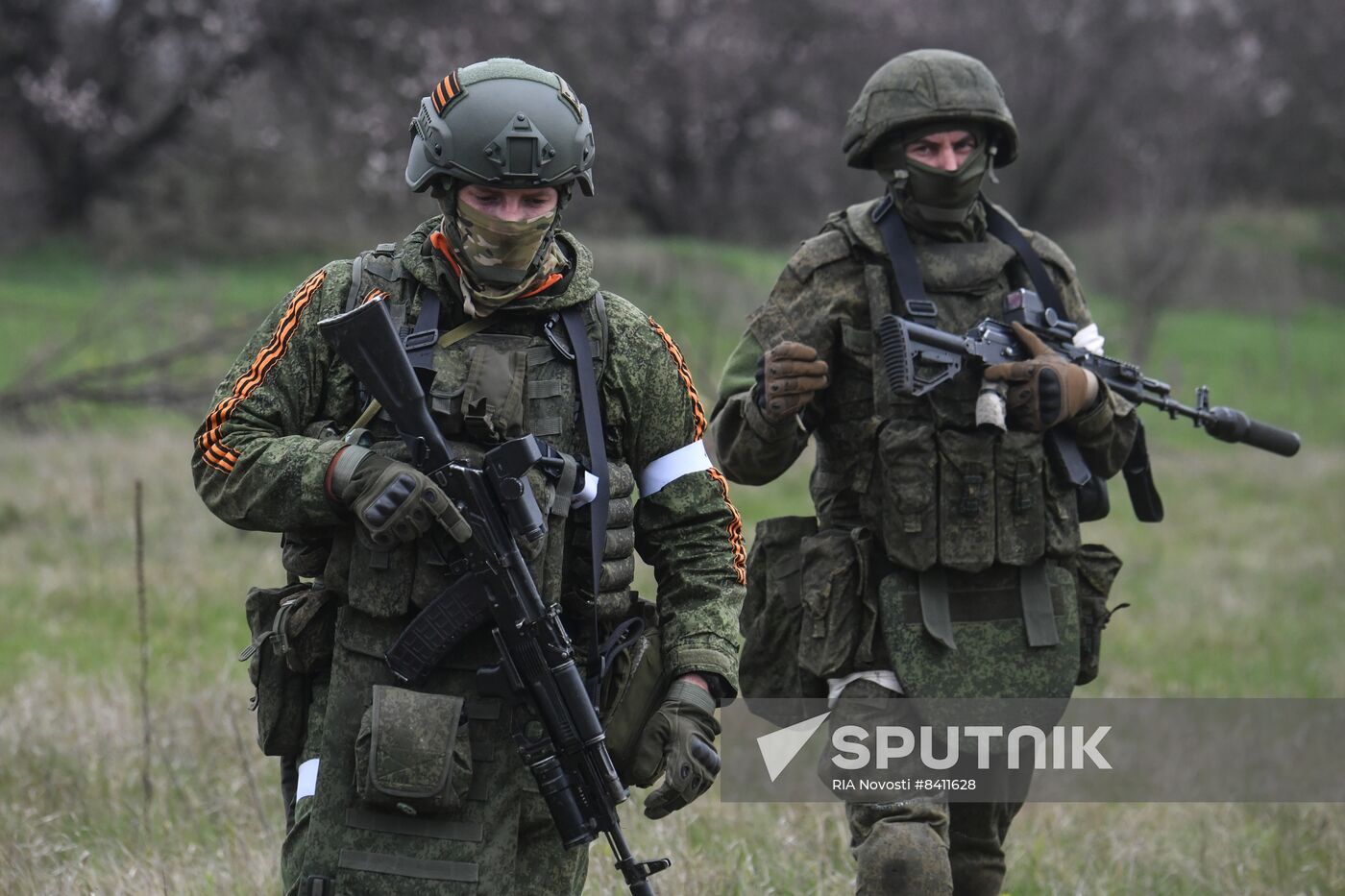 Russia Ukraine Military Operation Combat Training