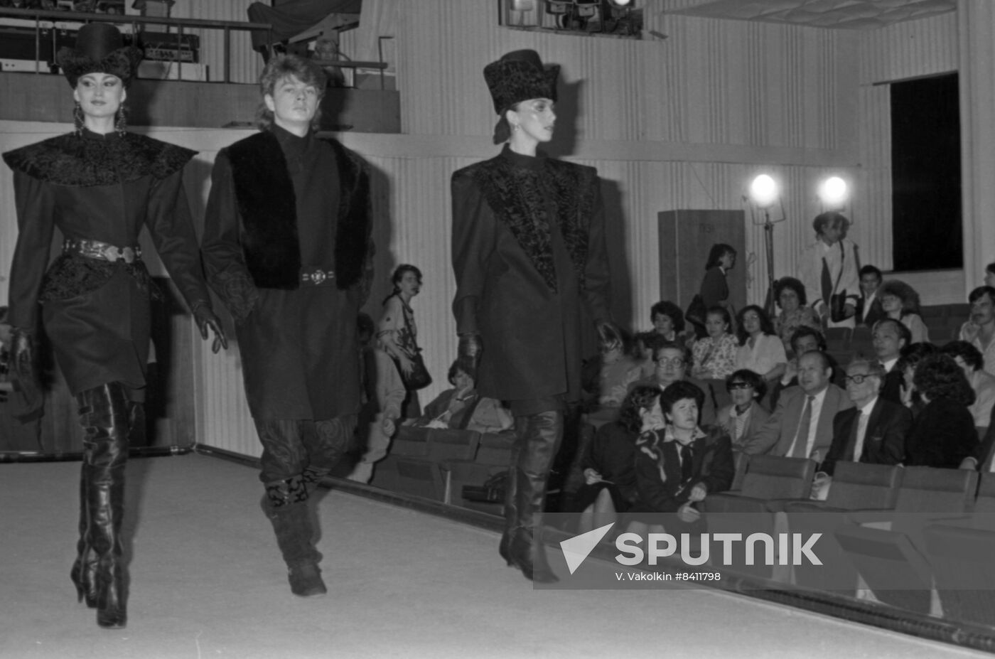 French fashion designer Pierre Cardin in Alma-Ata