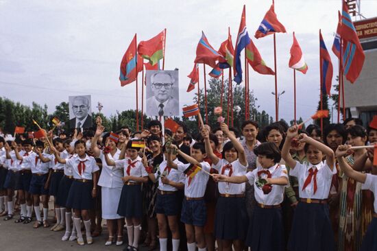 Delegation of German Democratic Republic visits USSR
