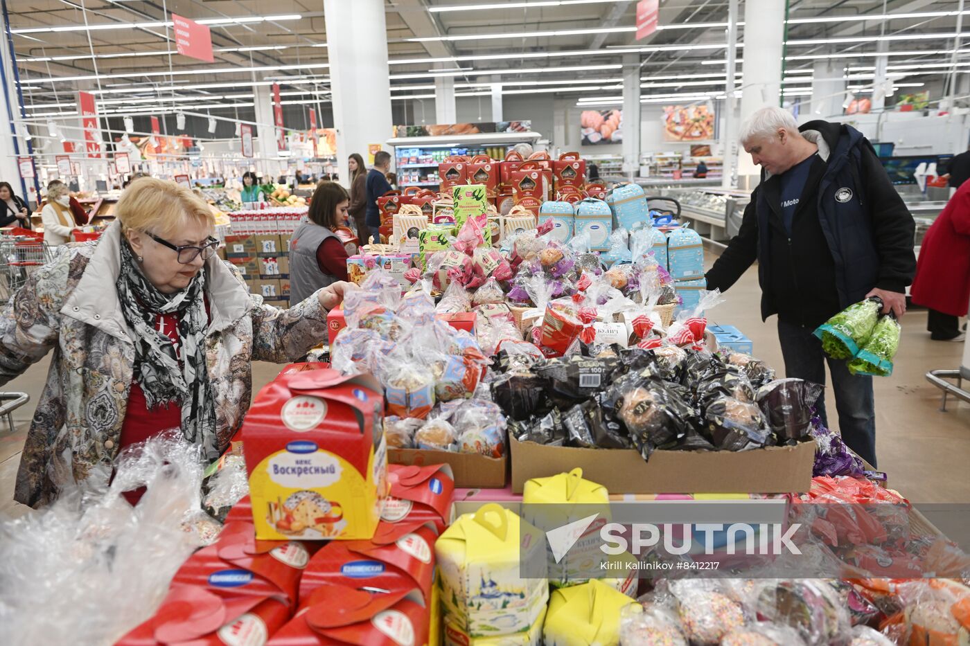 Russia Religion Orthodox Easter Preparations