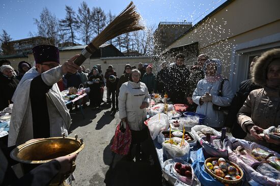 Russia Religion Orthodox Easter Preparations