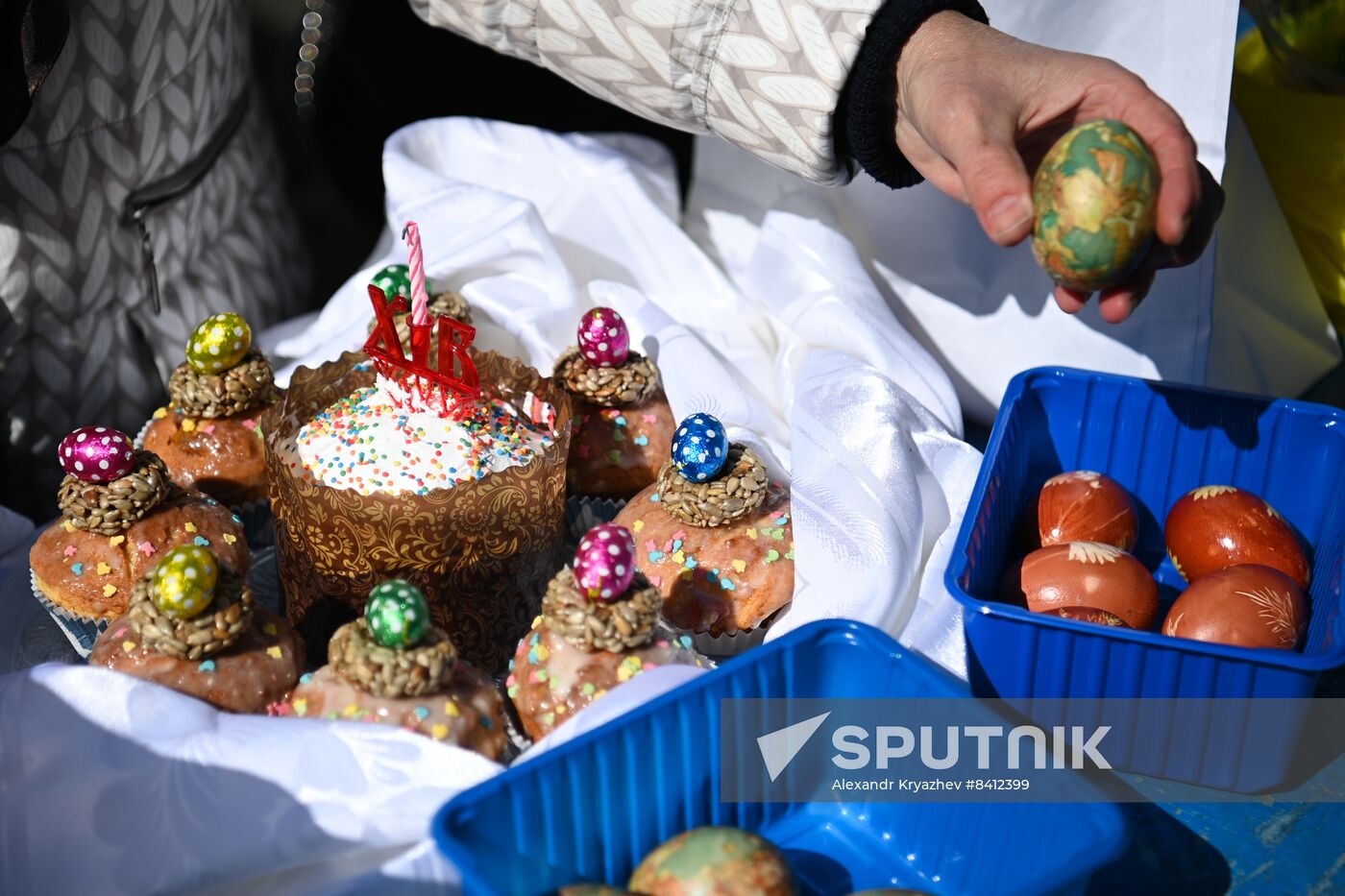 Russia Religion Orthodox Easter Preparations