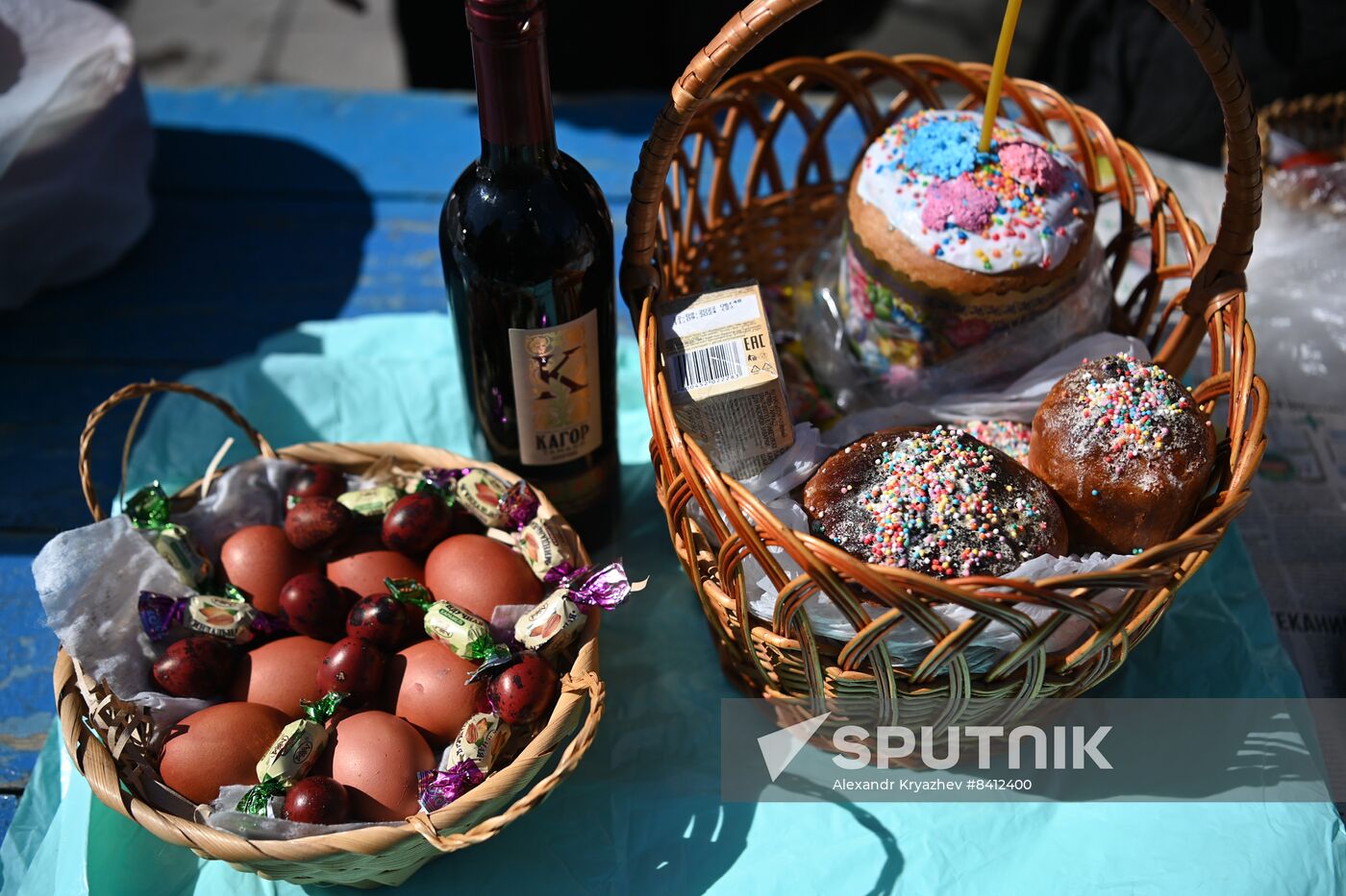 Russia Religion Orthodox Easter Preparations