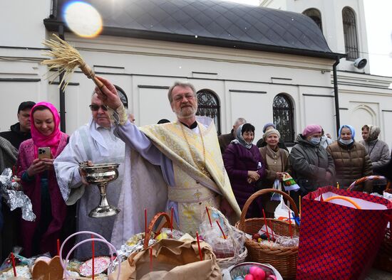 Russia Religion Orthodox Easter Preparations