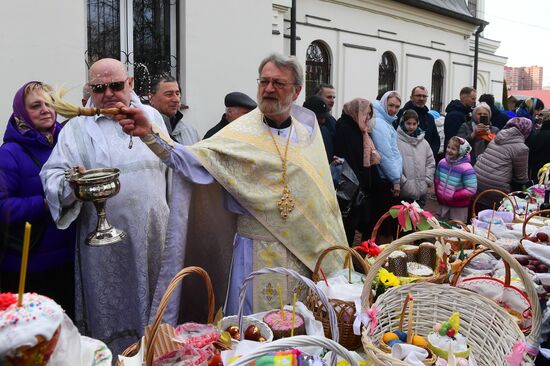 Russia Religion Orthodox Easter Preparations