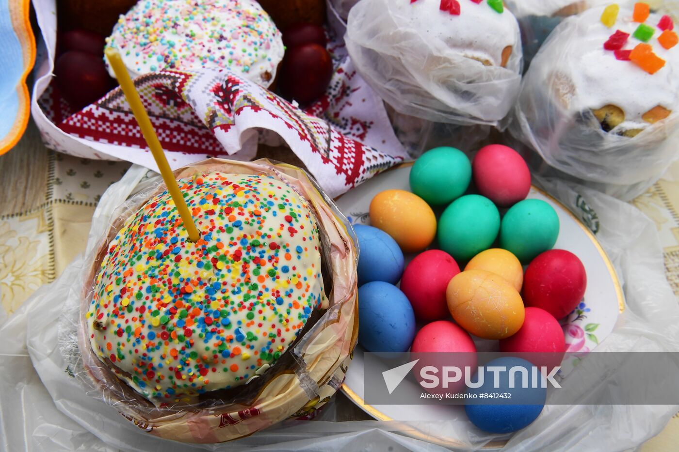 Russia Religion Orthodox Easter Preparations