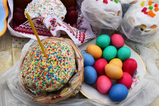 Russia Religion Orthodox Easter Preparations