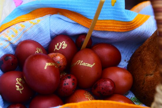 Russia Religion Orthodox Easter Preparations